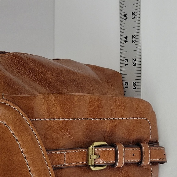 Tignanello Large Leather Shoulder Bag Brown 13" Wide x 10" Tall x 4" Deep - Picture 5 of 16